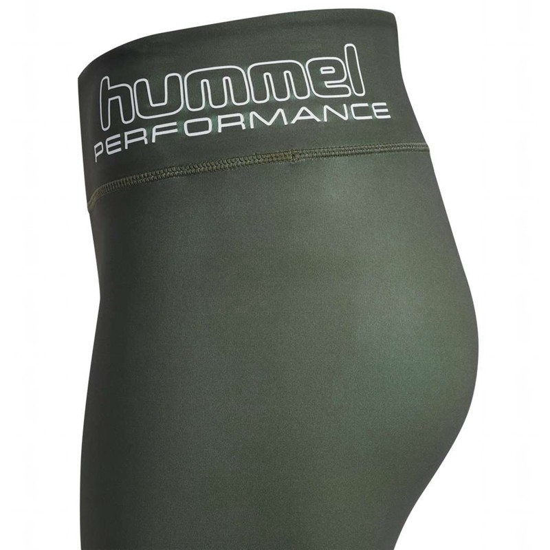 Hummel Te Fundamental Mid Waist Strumpfhose Damen Grün | 934204-242