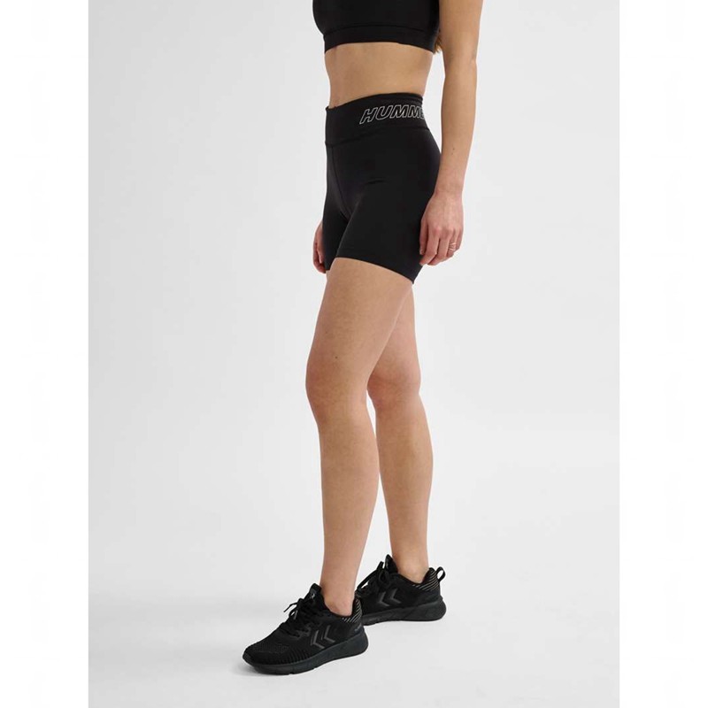Hummel Te Fundamental Mw Tight Kurze Hose Damen Schwarz | 596279-664