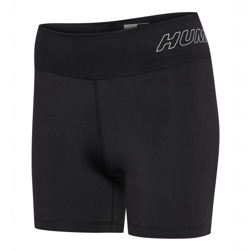Hummel Te Fundamental Mw Tight Kurze Hose Damen Schwarz | 596279-664