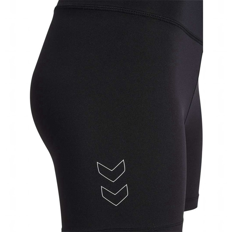 Hummel Te Fundamental Mw Tight Kurze Hose Damen Schwarz | 596279-664