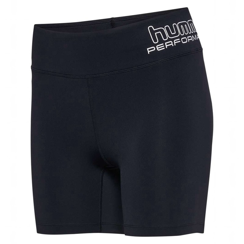 Hummel Te Fundamental Mw Tight Kurze Hose Damen Schwarz | 216703-867