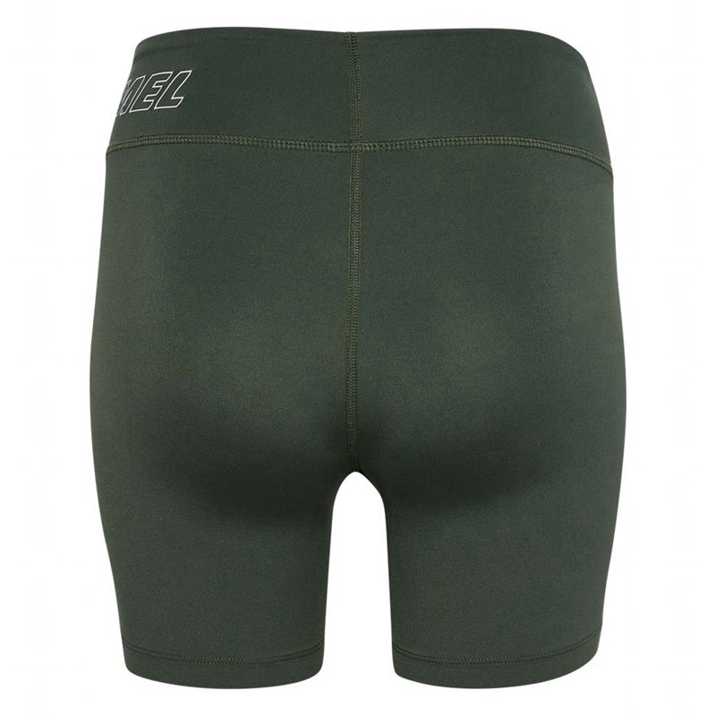 Hummel Te Fundamental Mw Tight Kurze Hose Damen Grün | 148285-200