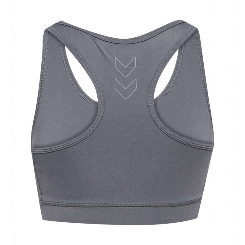 Hummel Te Fundamental Sport BH Damen Grau | 844538-619