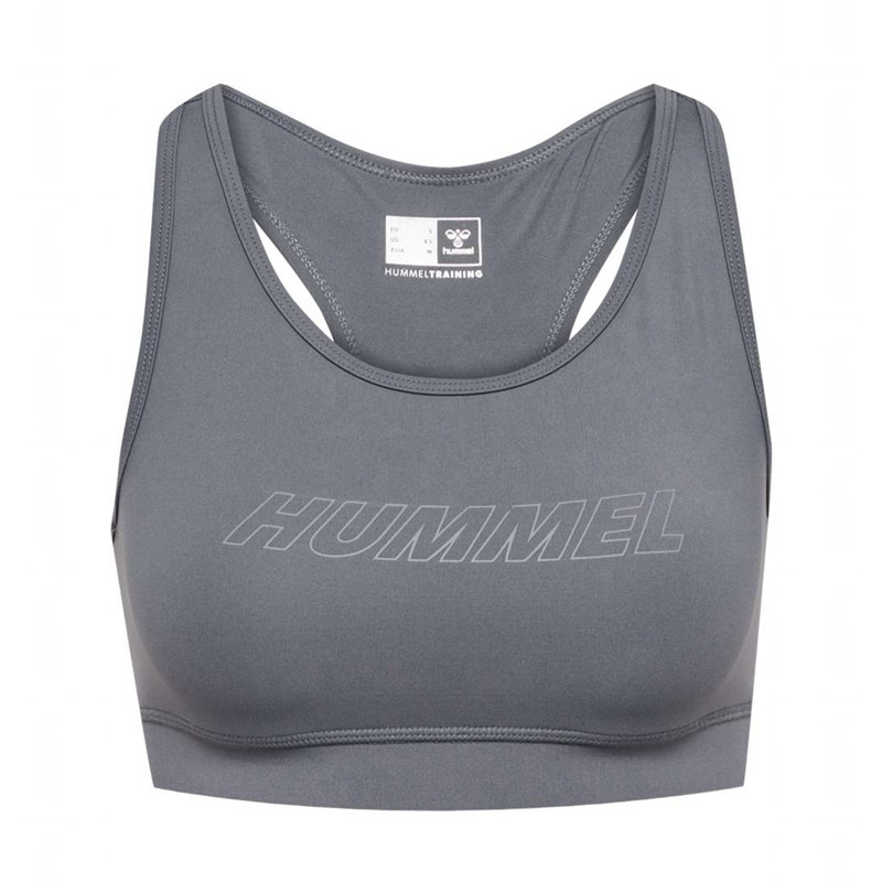 Hummel Te Fundamental Sport BH Damen Grau | 844538-619