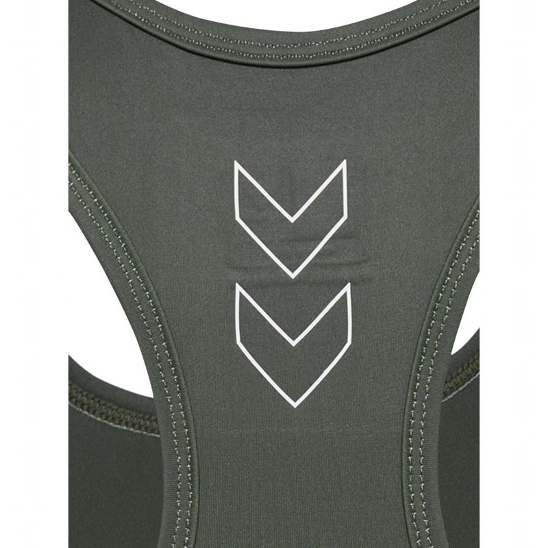 Hummel Te Fundamental Sport BH Damen Grün | 185140-317