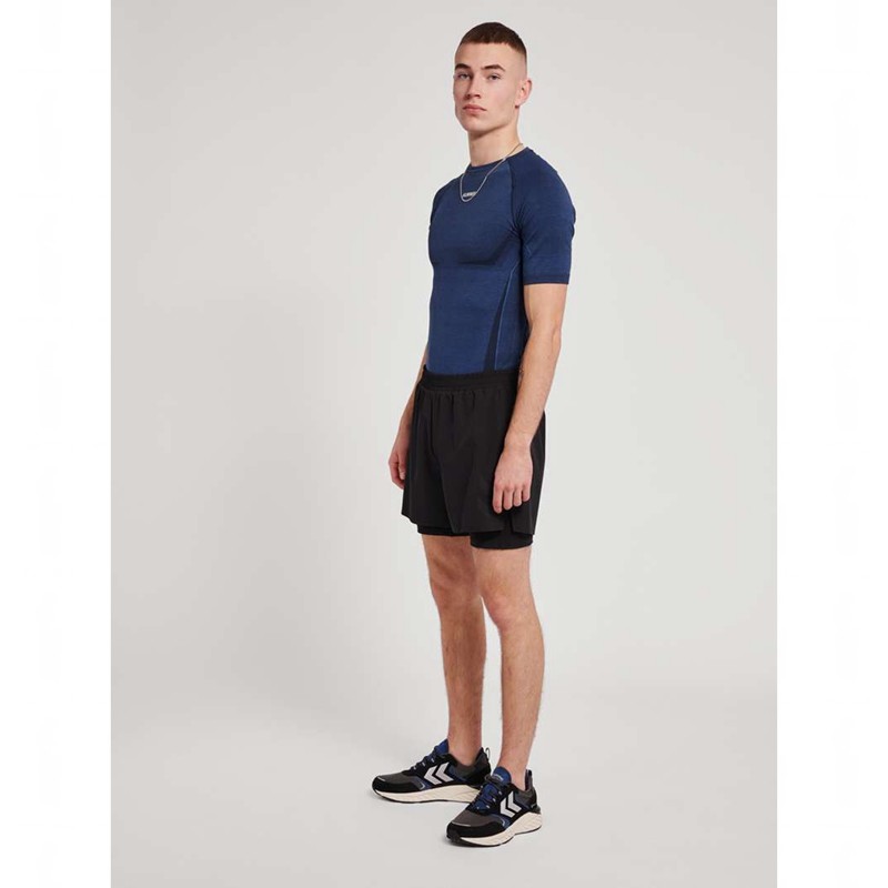 Hummel Te Mike Seamless Grundschicht Herren Navy | 457956-437
