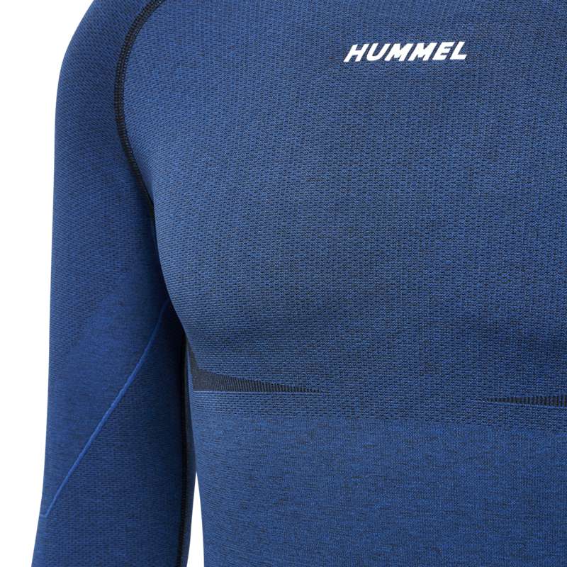 Hummel Te Mike Seamless L/S Grundschicht Herren Navy | 675706-127