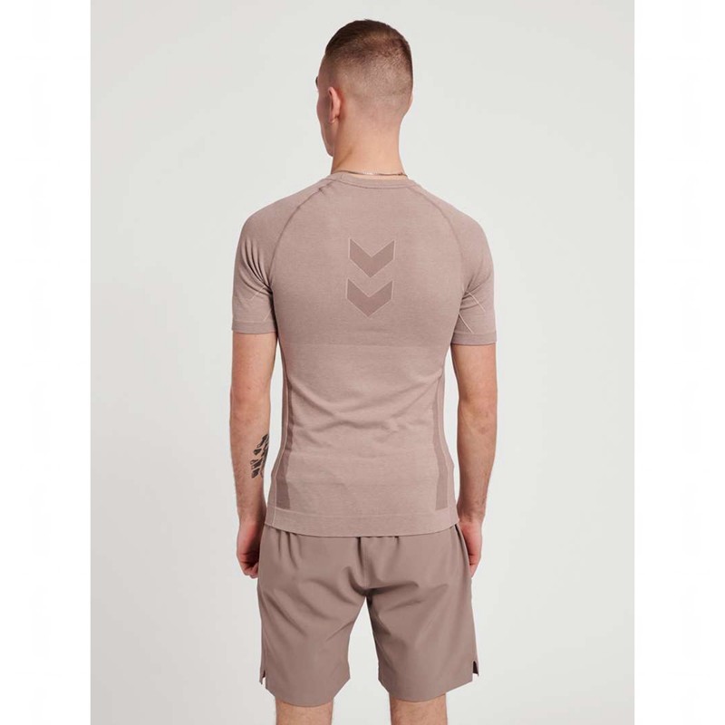 Hummel Te Mike Seamless Sport BH Herren Beige | 341761-836