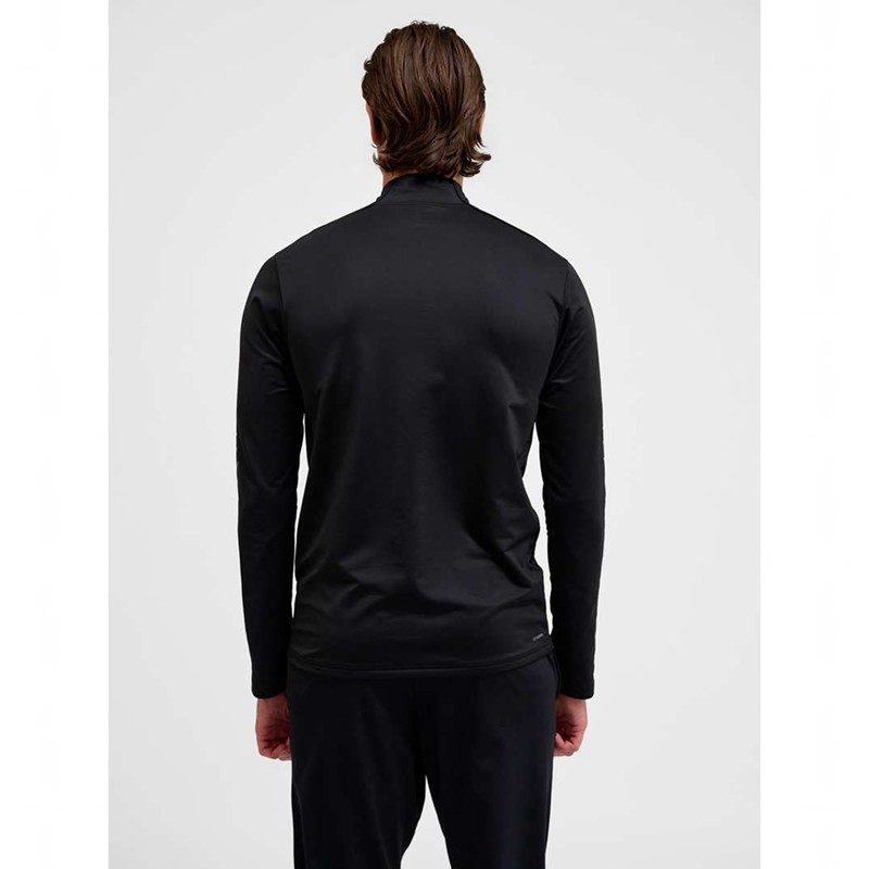Hummel Te Strength Pl Half Zip Sweatshirt Herren Schwarz | 305469-273