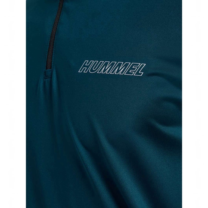 Hummel Te Strength Pl Half Zip Sweatshirt Herren Navy | 134701-165