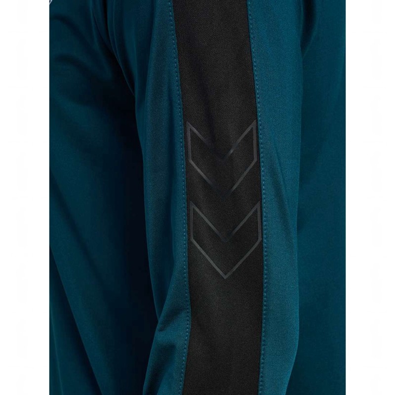 Hummel Te Strength Pl Half Zip Sweatshirt Herren Navy | 134701-165