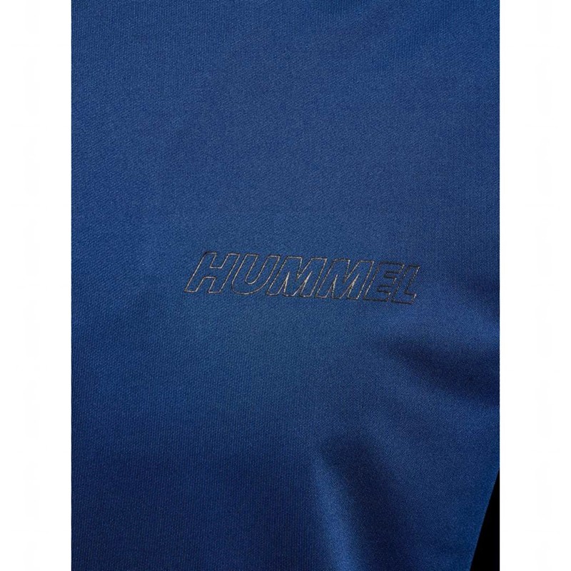 Hummel Te Strength Pl Half Zip Sweatshirt Herren Navy | 280081-280