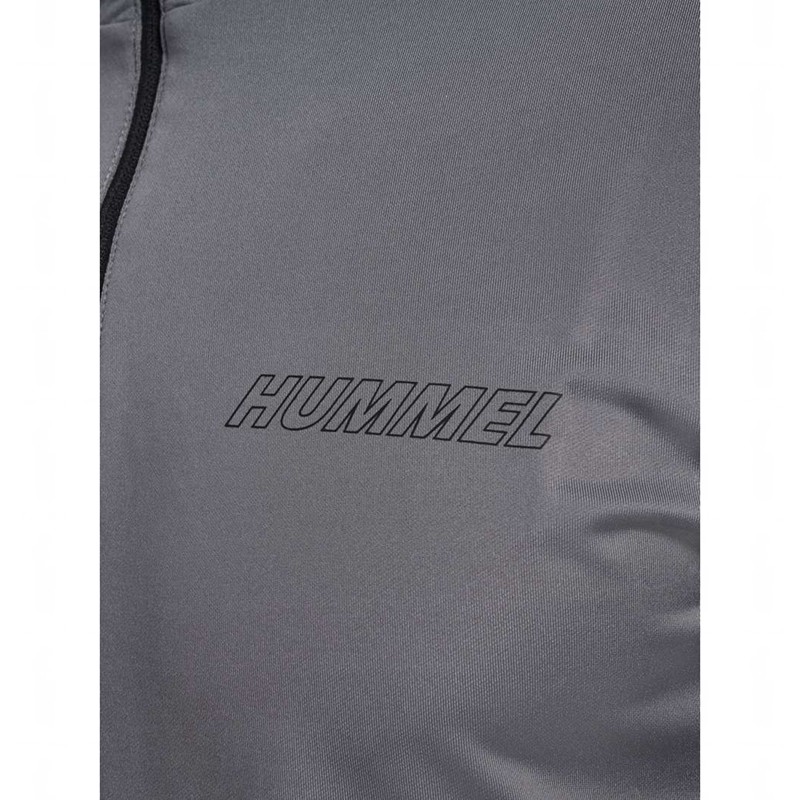 Hummel Te Strength Pl Half Zip Sweatshirt Herren Grau | 056601-520