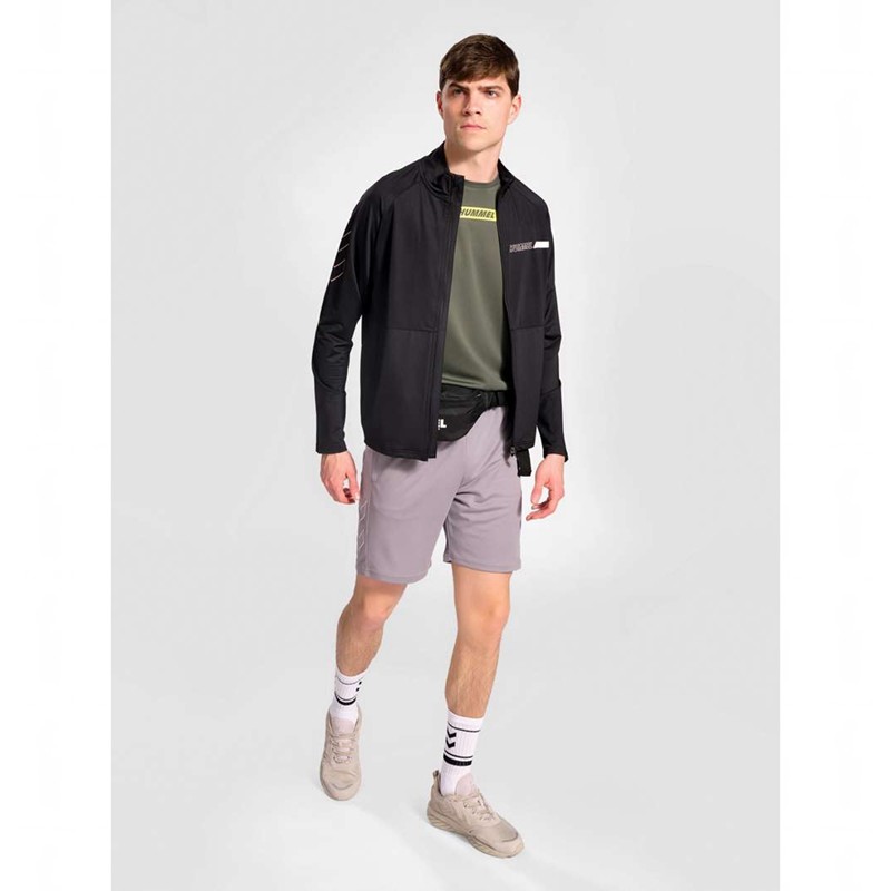 Hummel Te Strength Training Track Top Sweatshirt Herren Schwarz | 547712-823