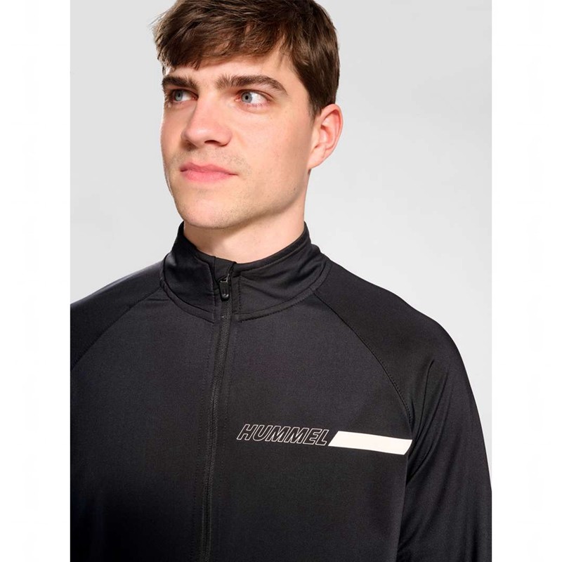 Hummel Te Strength Training Track Top Sweatshirt Herren Schwarz | 547712-823