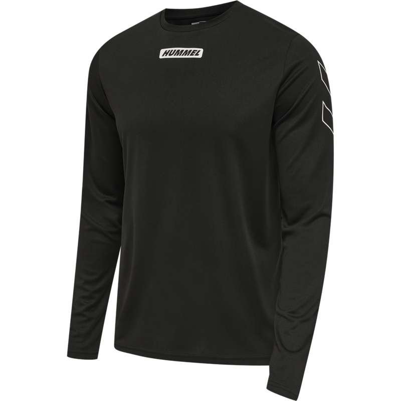 Hummel Te Tihalt L/S T-shirts Herren Schwarz | 034100-129