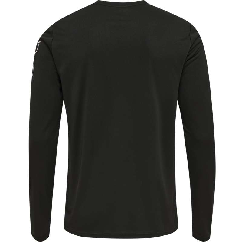 Hummel Te Tihalt L/S T-shirts Herren Schwarz | 034100-129