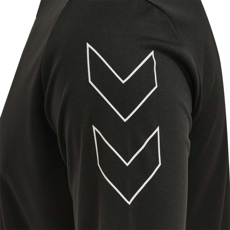 Hummel Te Tihalt L/S T-shirts Herren Schwarz | 034100-129