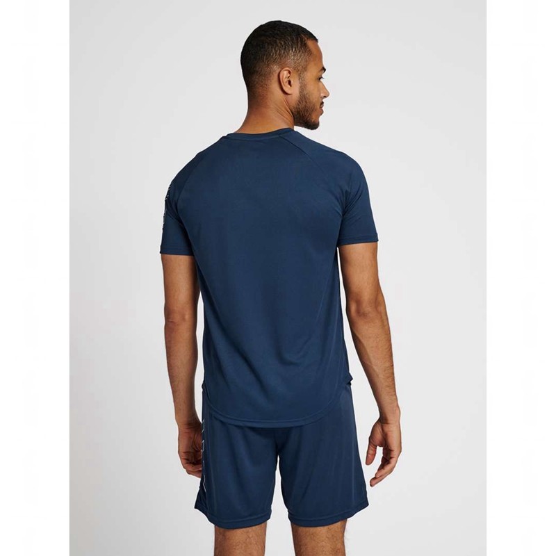 Hummel Te Tihalt T-shirts Herren Blau | 931089-421