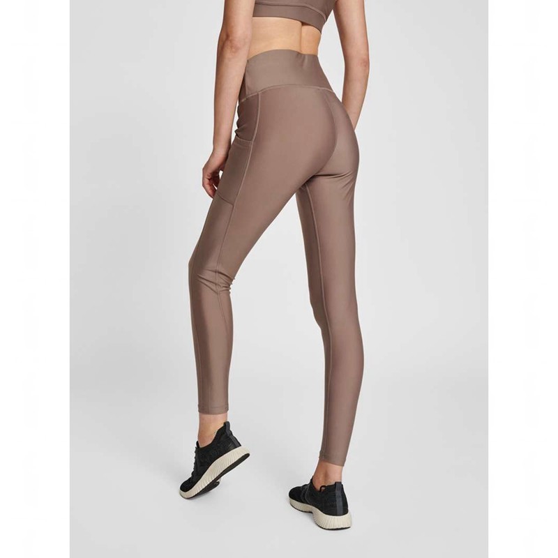 Hummel Te Tola High Waist Strumpfhose Damen Beige | 361153-661