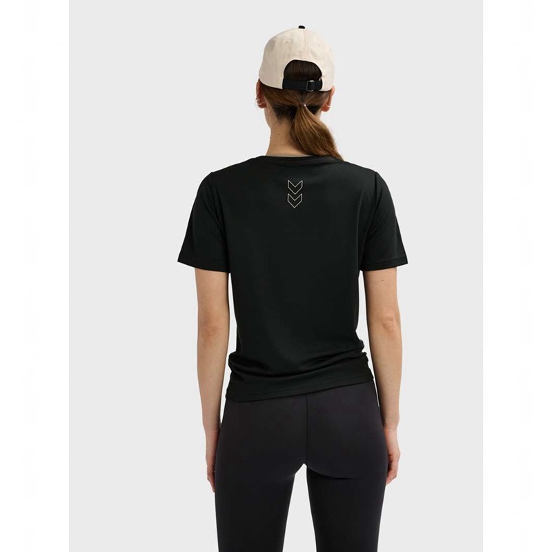 Hummel Te Tola T-shirts Damen Schwarz | 184059-450