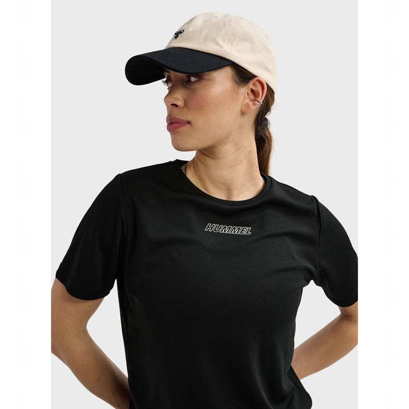 Hummel Te Tola T-shirts Damen Schwarz | 184059-450