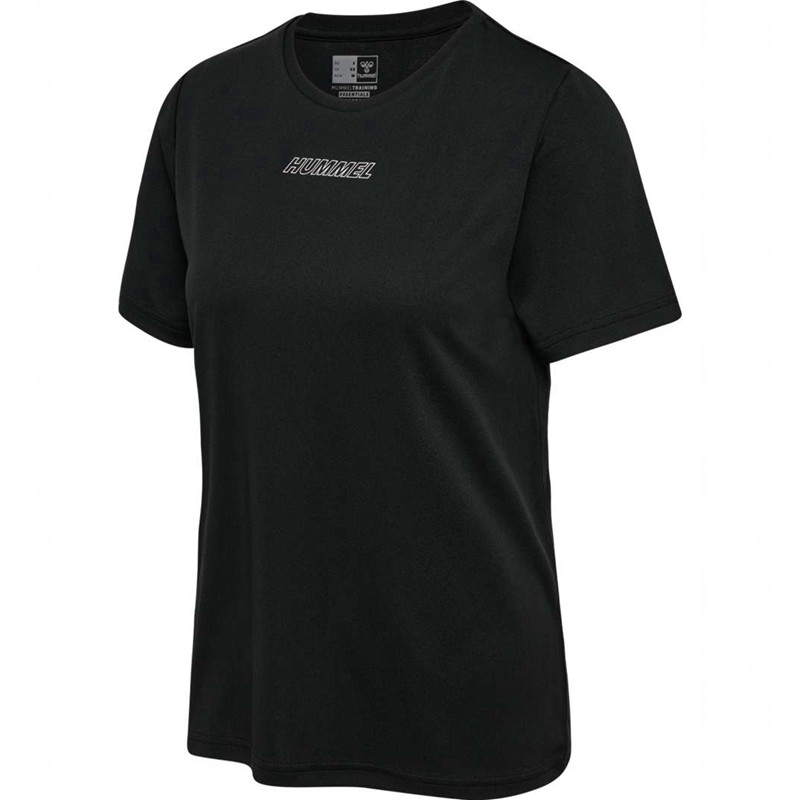 Hummel Te Tola T-shirts Damen Schwarz | 184059-450