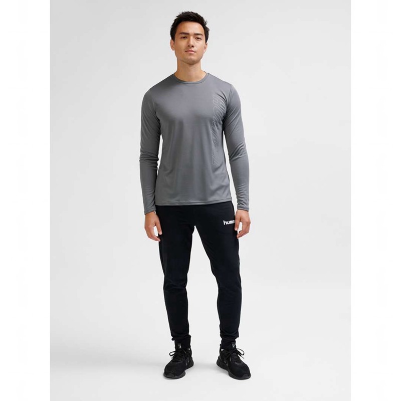 Hummel Te Topaz L/S T-shirts Herren Grau | 495673-681