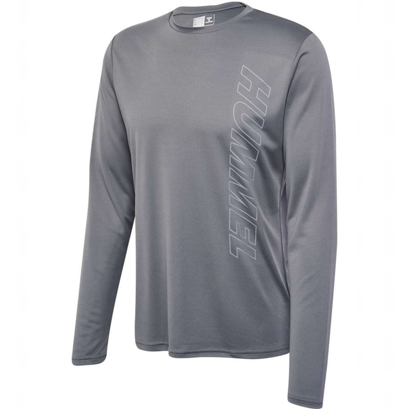 Hummel Te Topaz L/S T-shirts Herren Grau | 495673-681