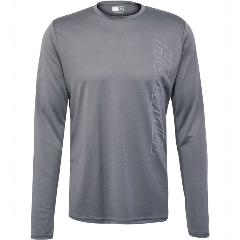 Hummel Te Topaz L/S T-shirts Herren Grau | 495673-681