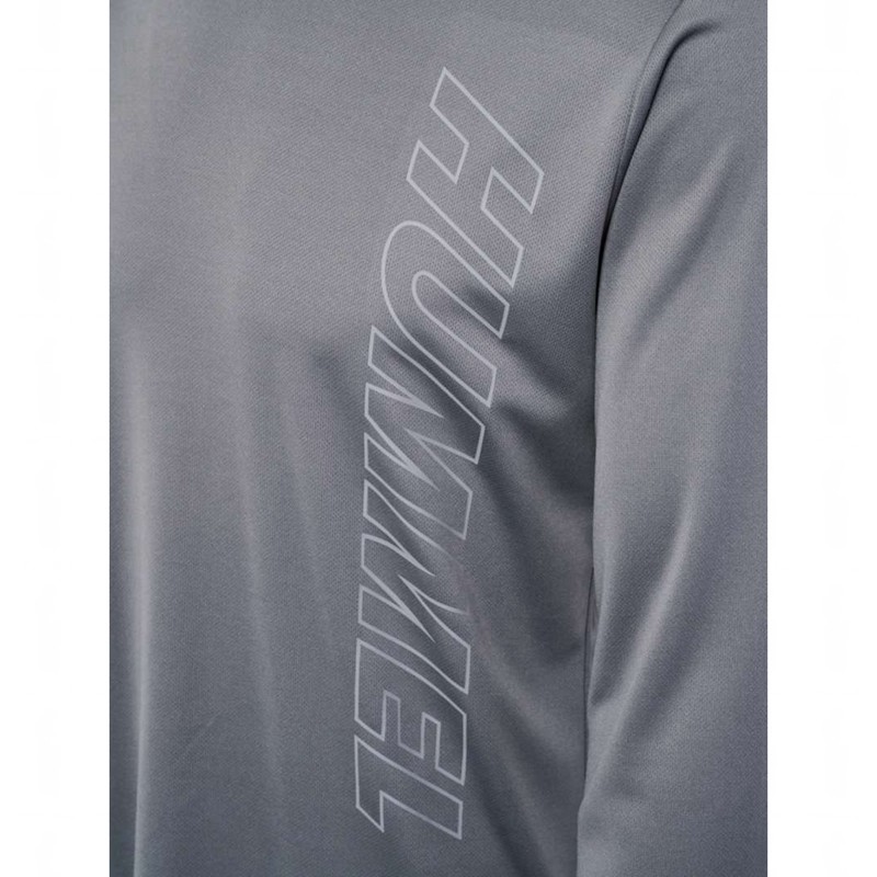 Hummel Te Topaz L/S T-shirts Herren Grau | 495673-681