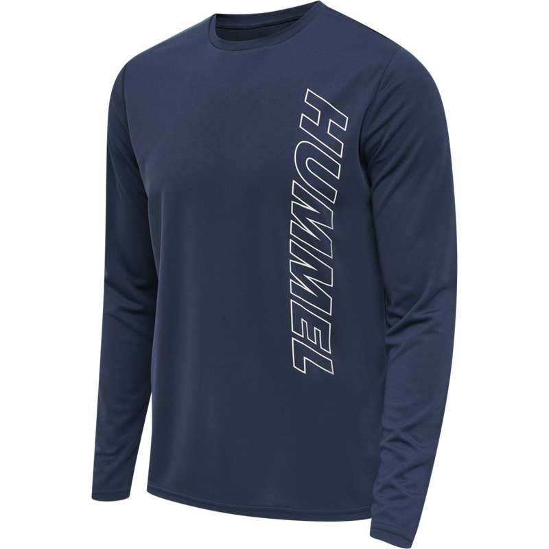 Hummel Te Topaz L/S T-shirts Herren Navy | 422039-698