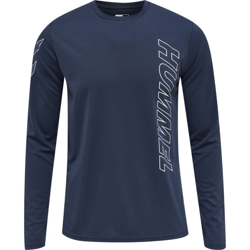 Hummel Te Topaz L/S T-shirts Herren Navy | 422039-698
