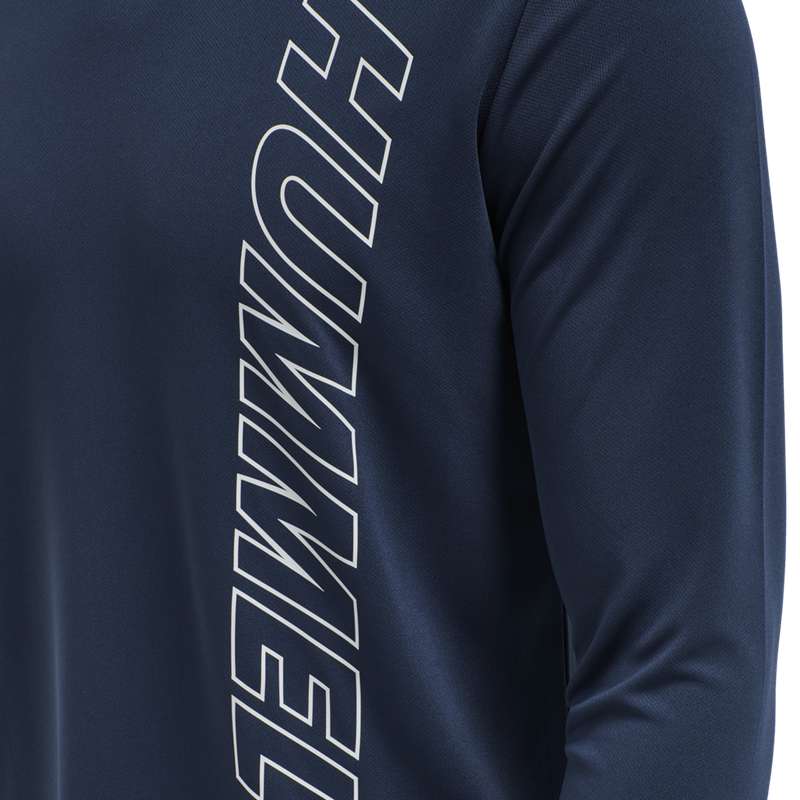 Hummel Te Topaz L/S T-shirts Herren Navy | 422039-698