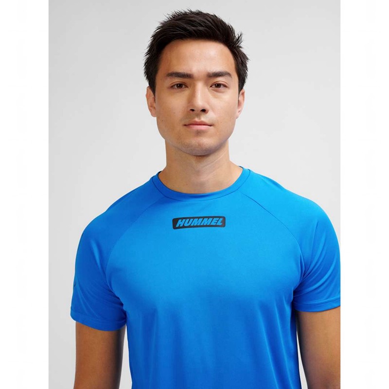 Hummel Te Topaz T-shirts Herren Blau | 361465-687