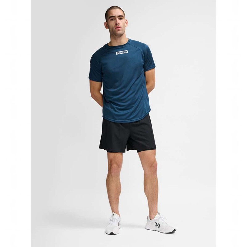 Hummel Te Topaz T-shirts Herren Blau | 641514-990
