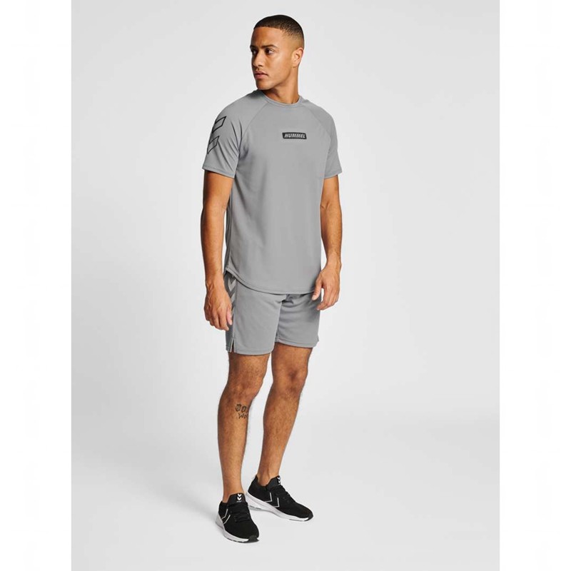 Hummel Te Topaz T-shirts Herren Grau | 955415-937