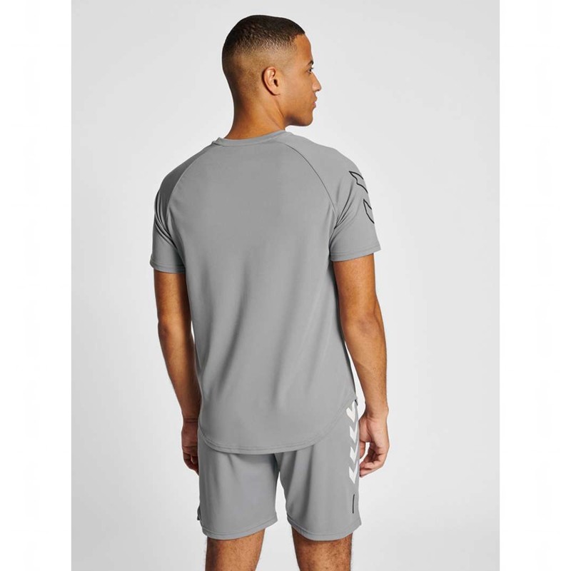 Hummel Te Topaz T-shirts Herren Grau | 955415-937
