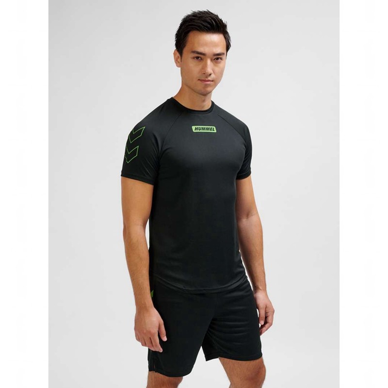 Hummel Te Topaz T-shirts Herren Schwarz | 053409-643
