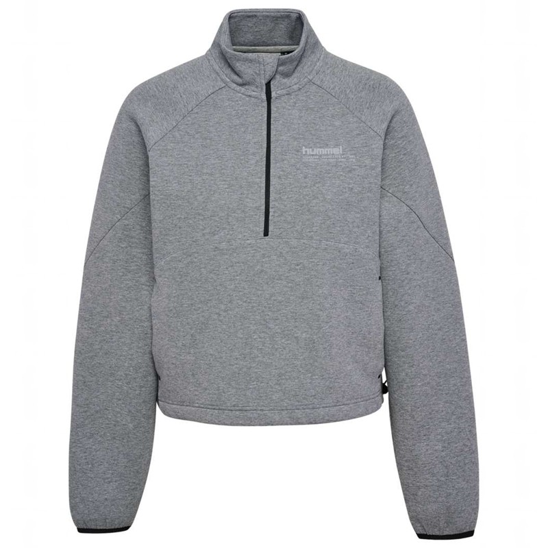 Hummel Tech Fleece Boxy Half Zip Sportschuhe Damen Grau | 793070-793