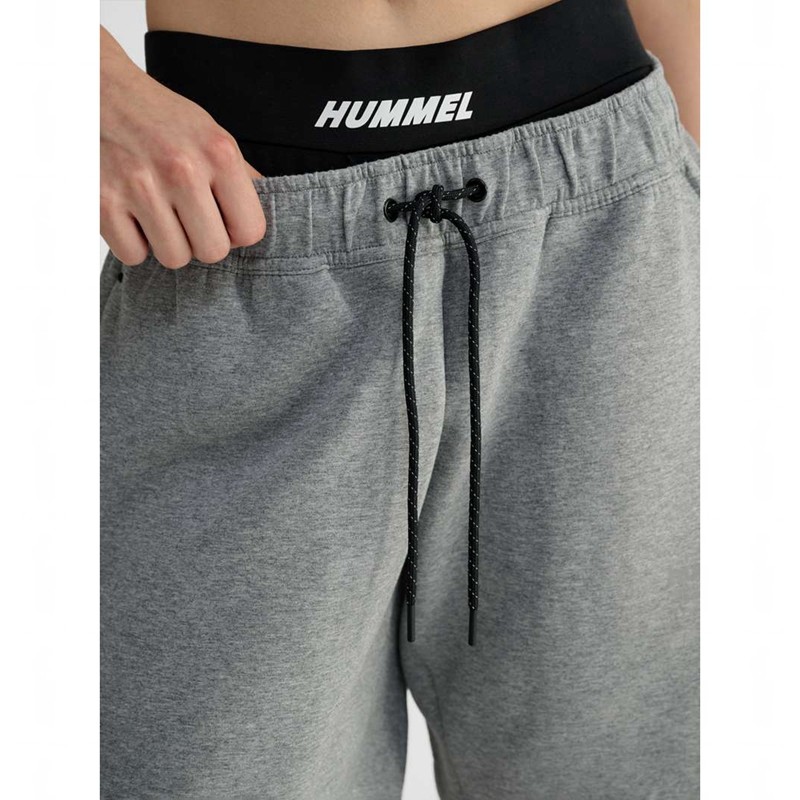 Hummel Tech Fleece Kurze Hose Damen Grau | 041858-309