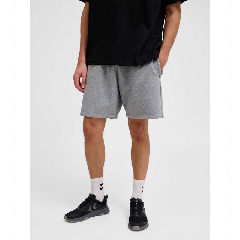 Hummel Tech Fleece Kurze Hose Damen Grau | 041858-309