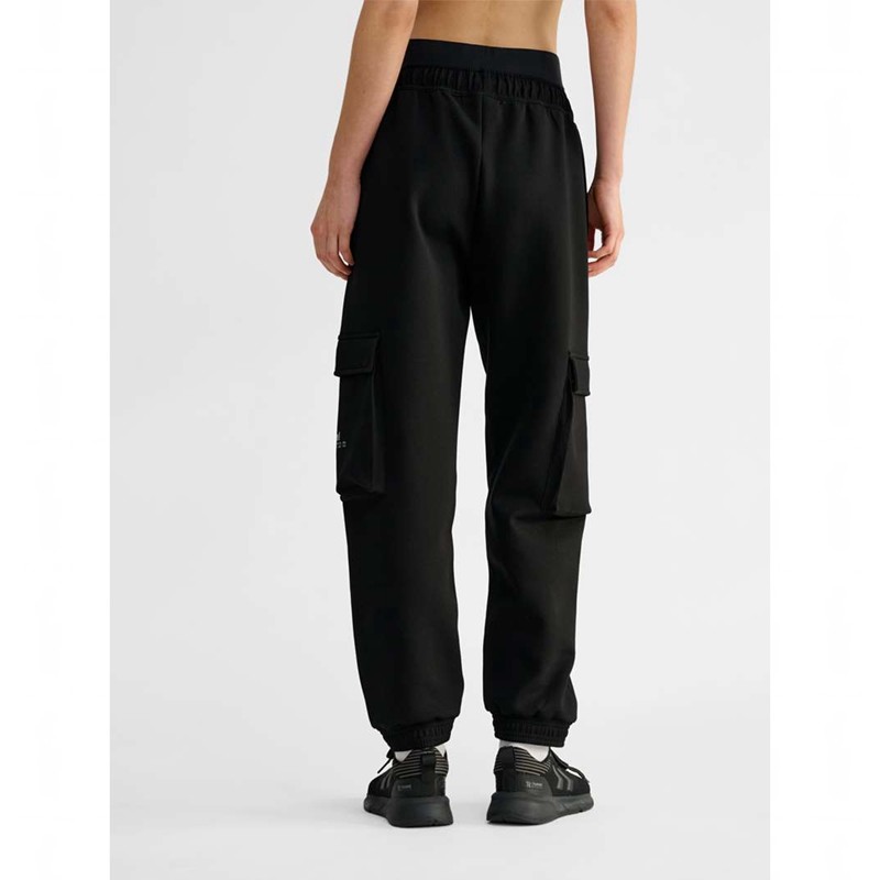 Hummel Tech Fleece Loose Cargo Hoodie Damen Schwarz | 592442-710