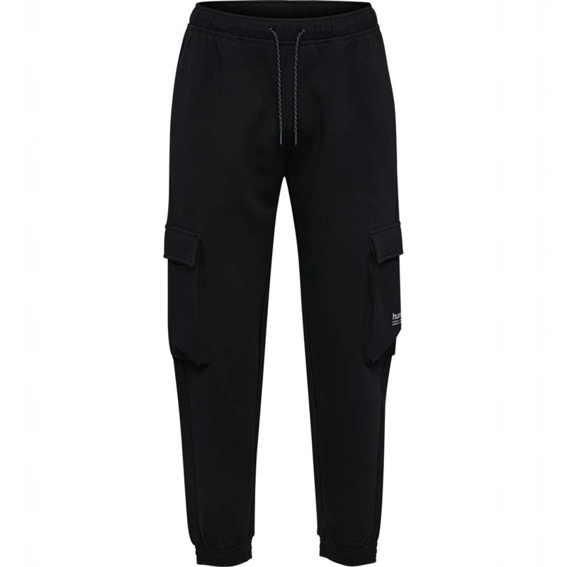 Hummel Tech Fleece Loose Cargo Hoodie Damen Schwarz | 592442-710