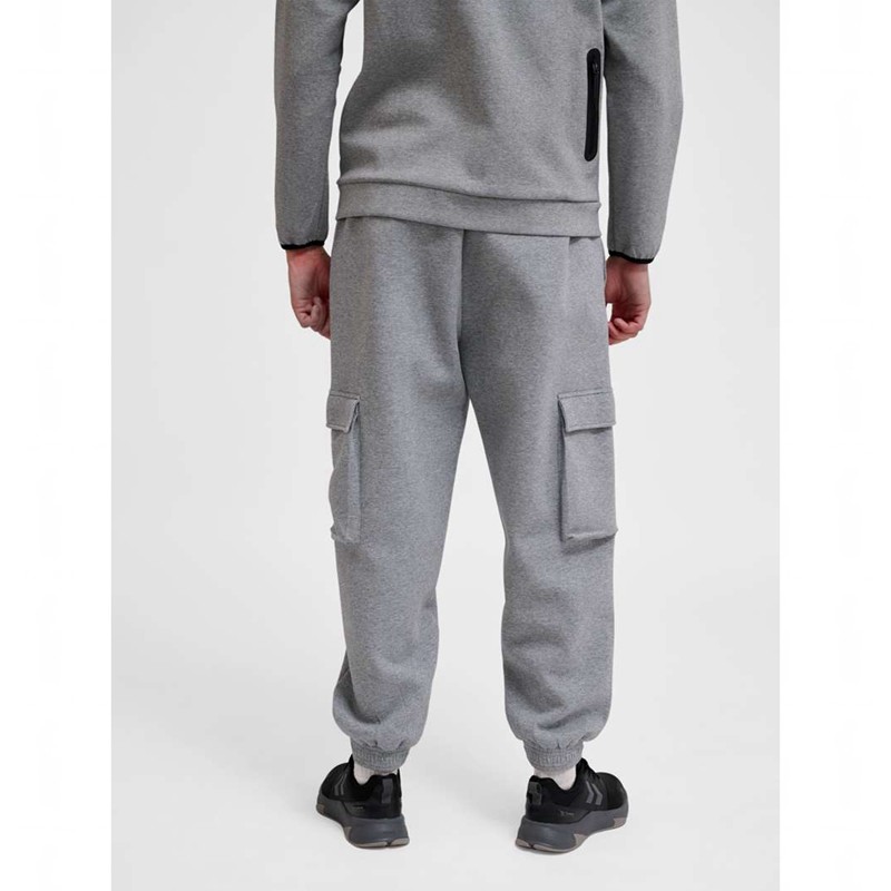 Hummel Tech Fleece Loose Cargo Hose Herren Grau | 104080-690