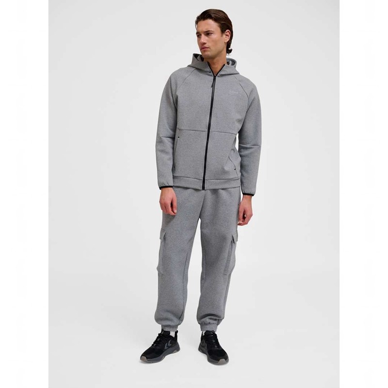 Hummel Tech Fleece Loose Cargo Hose Herren Grau | 104080-690