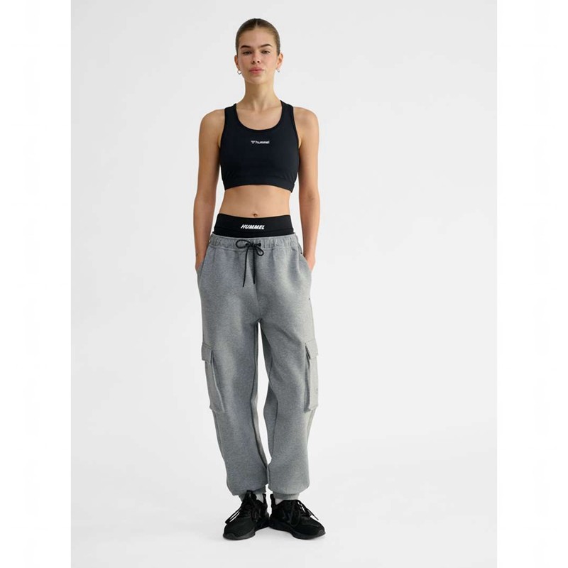 Hummel Tech Fleece Loose Cargo Hose Herren Grau | 104080-690