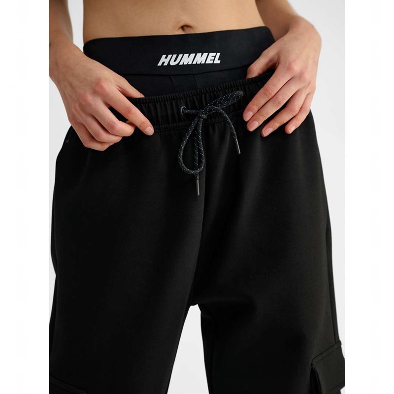 Hummel Tech Fleece Loose Cargo Hose Herren Schwarz | 641272-500