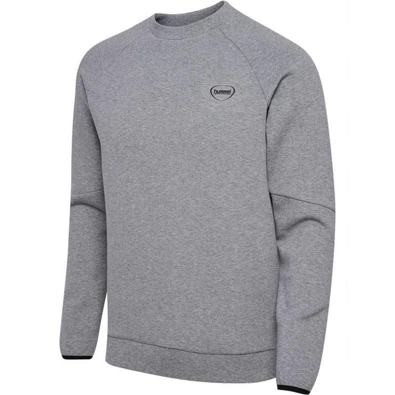Hummel Tech Fleece Regular Crew Sweatshirt Herren Grau | 274845-476