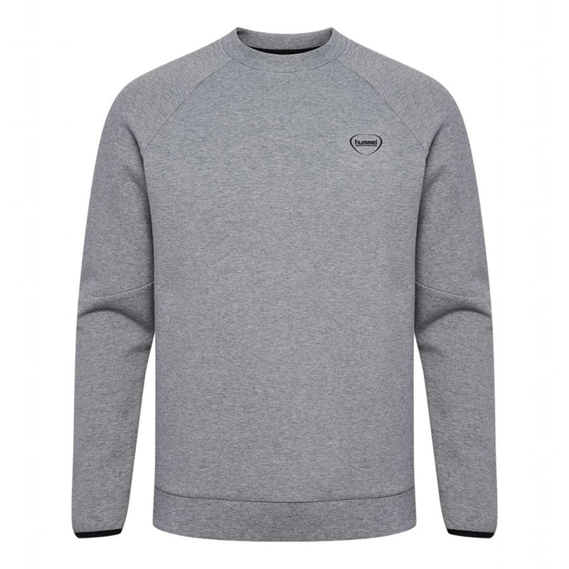 Hummel Tech Fleece Regular Crew Sweatshirt Herren Grau | 274845-476